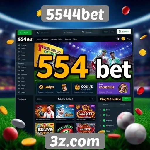 A interface do site 5544bet é amigável e intuitiva