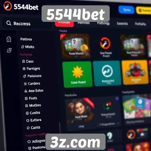 Recursos de interface do usuário no 5544bet