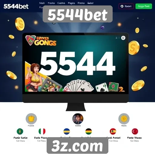 Análise das funcionalidades do site 5544bet