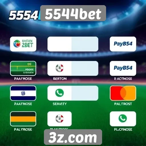 5544bet: métodos de pagamento e depósitos disponíveis